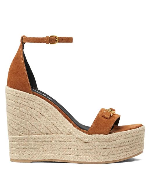 Versace Natural 120Mm Medusa '95 Espadrilles