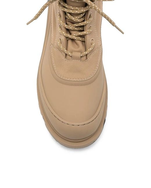 Moncler Brown Vera Lace-Up Ankle Boots