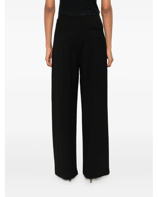 ELEH Black Pleated Pocket Trousers