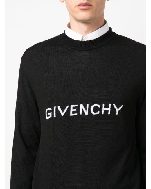 メンズ Givenchy ロゴ セーター Black