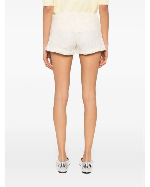 Vivetta White Lace Shorts
