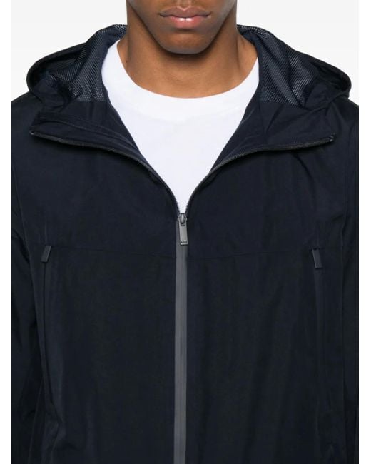 Boss Blue Gore-Tex Waterproof Windbreaker Jacket for men