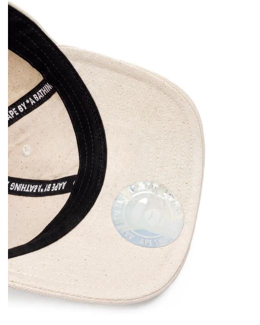 Aape By A Bathing Ape Natural Logo-Detail Cap for men