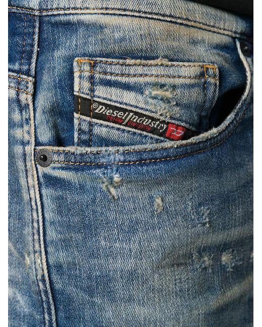 DIESEL Blue D-Vider Jogg Jeans for men