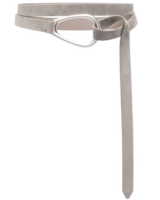 Cintura con logo di Brunello Cucinelli in White