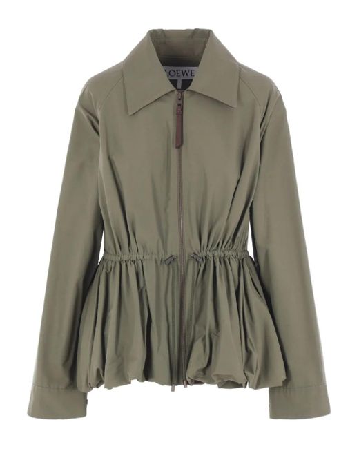 Loewe ドローストリング ジャケット Green