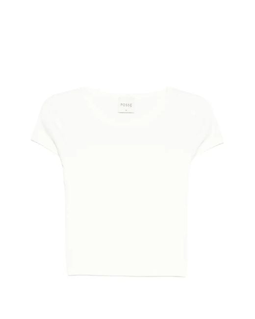 Posse White Clover Tee