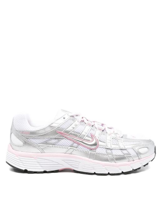 Nike White P-6000 Sneakers