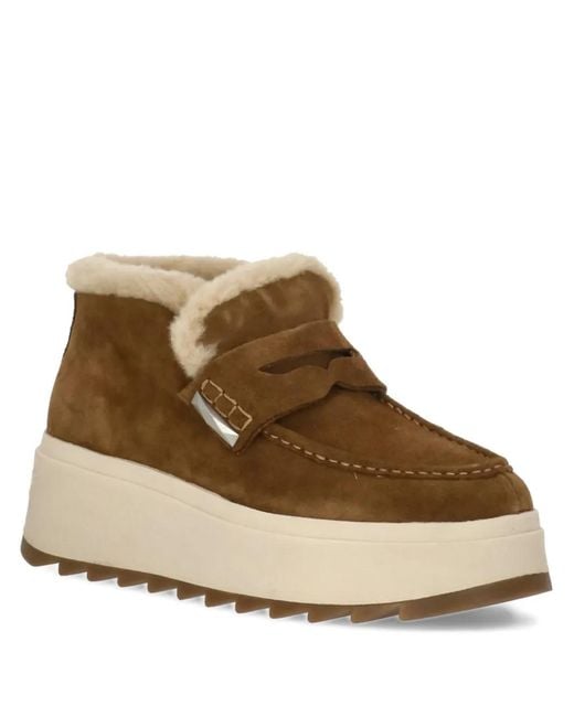 Ash Brown Magic Raised-Sole Sneakers