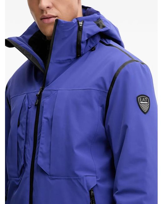 EA7 Skiwear Mit Logo-Patch in Blue für Herren
