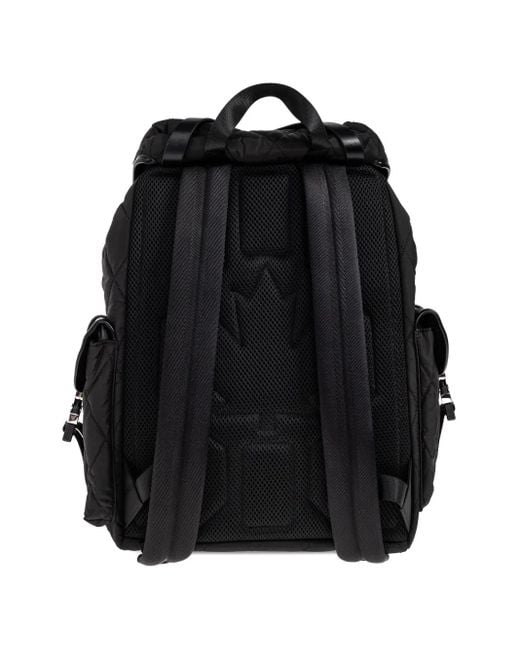 DSquared² Black Padded Backpack for men