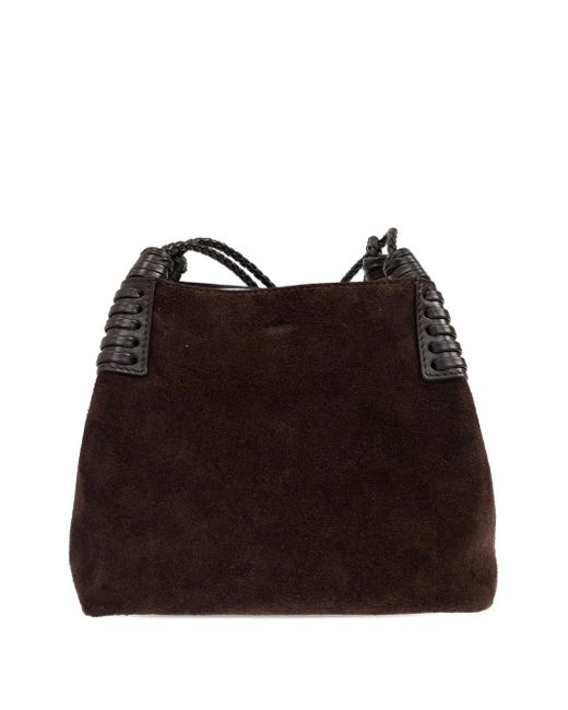 Etro Black Suede Shoulder Bag