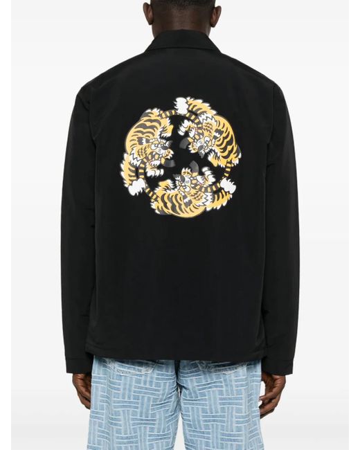 メンズ KENZO タイガージャケット Black