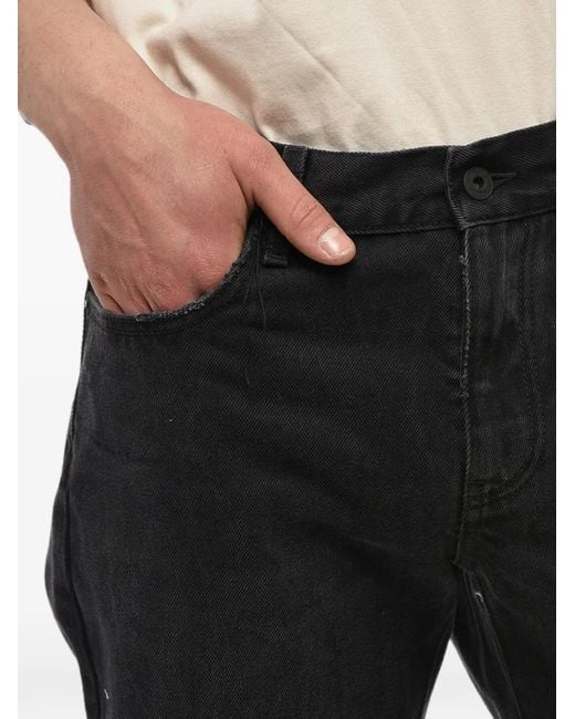 Off-White c/o Virgil Abloh Black Distressed Skinny-Fit Jeans for men
