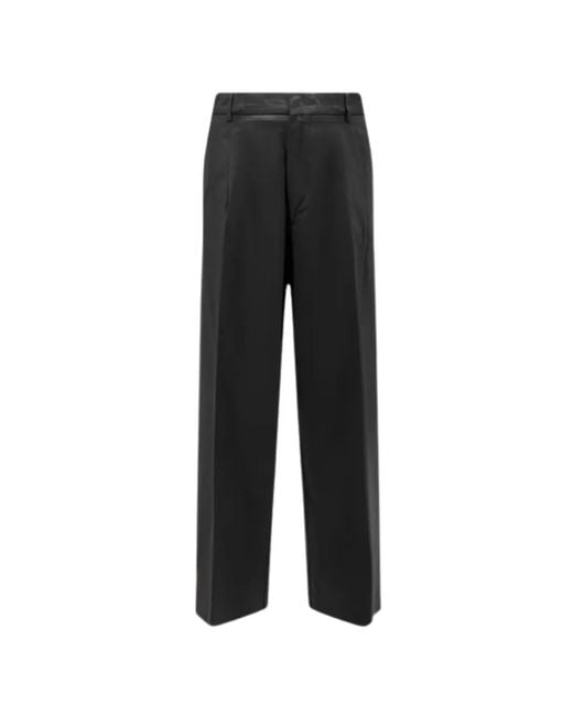 Amaranto Black Tailored Trousers for men