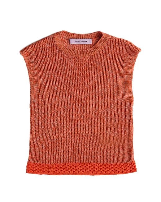 MACCAPANI Red Giuly Top