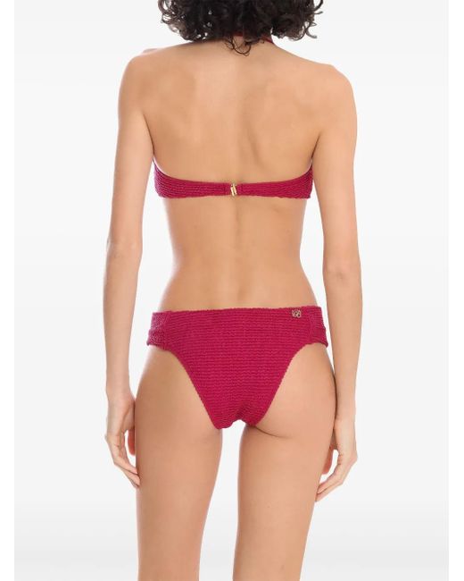 Set Bikini A Fascia di Brigitte Bardot in Red