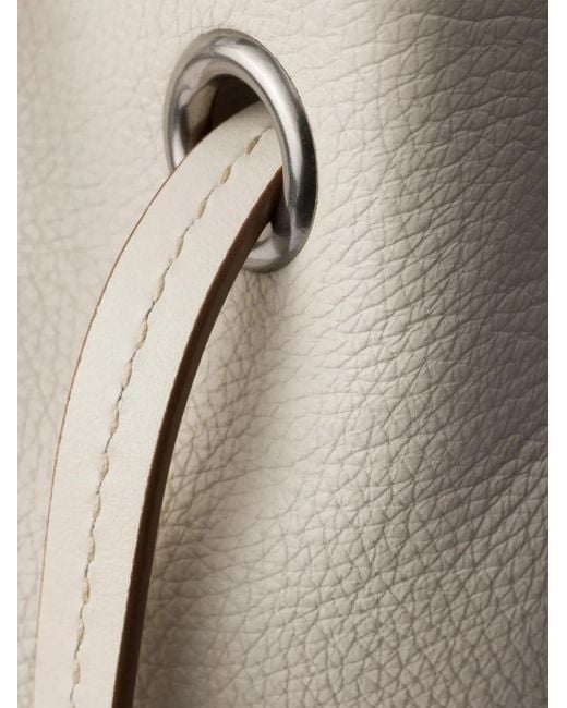 Prada Gray Route Large Leather Bag