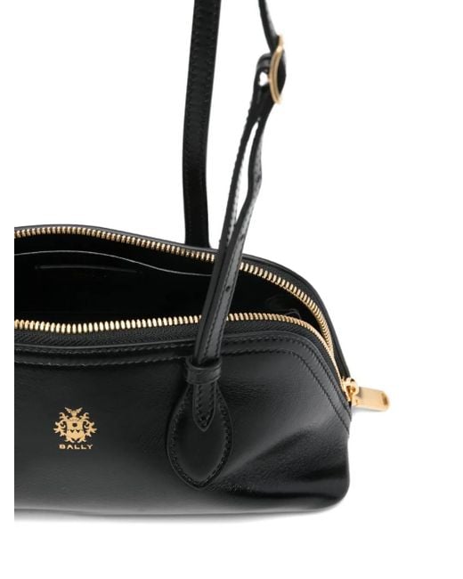 Bally Black Mini Praline Tasche mit Reißverschluss