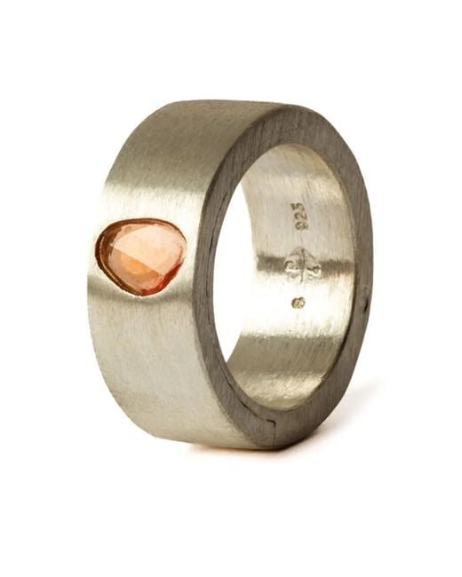 Parts Of 4 Gray Sistema Sterling- Sapphire Ring