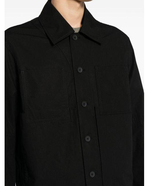 Craig Green Black Classic-collar Shirt Jacket for men