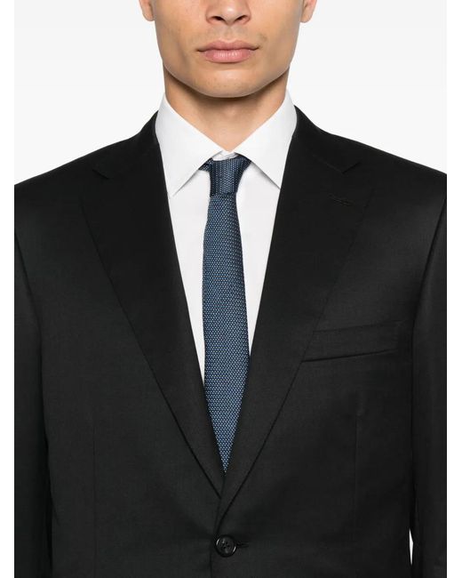 Brioni Black Wool Single-Breasted Suit for men