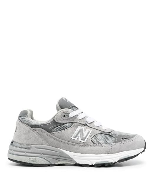 New Balance White 993 Made