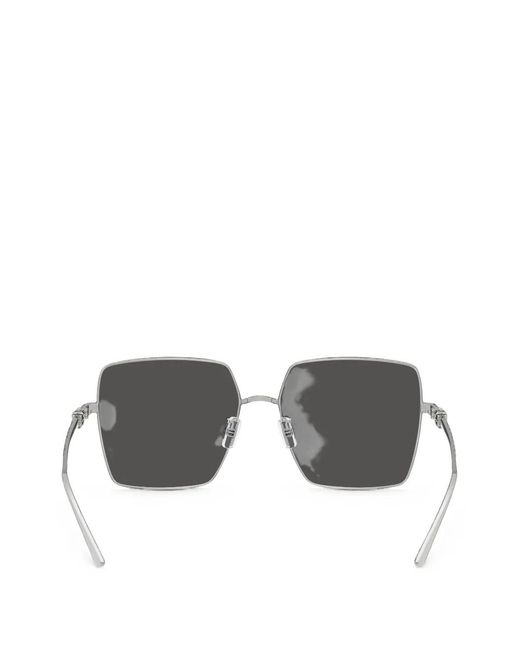Tory Burch Black Square-Frame Sunglasses