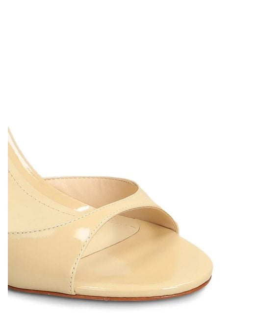 SCHUTZ SHOES Metallic 100Mm Scarlett Patent-Finish Heeled Sandals