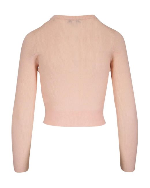 Vince White Slim Rib Shell Button Cardigan