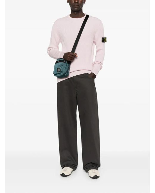 Stone Island Pink Sweater for men