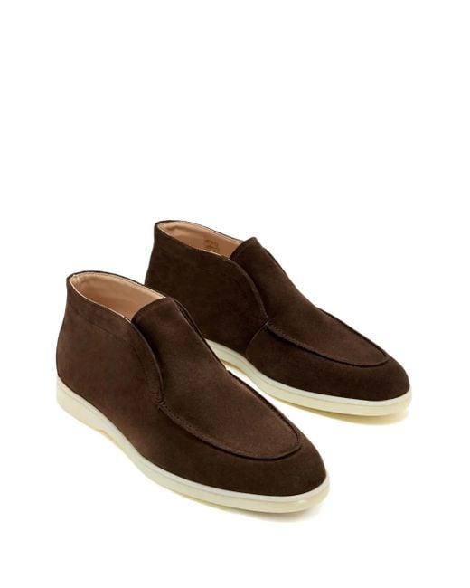 Forsa Brown Baxter Suede Desert Boots for men