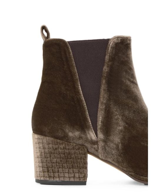 Castaner Brown Neandra Velvet Ankle Boots