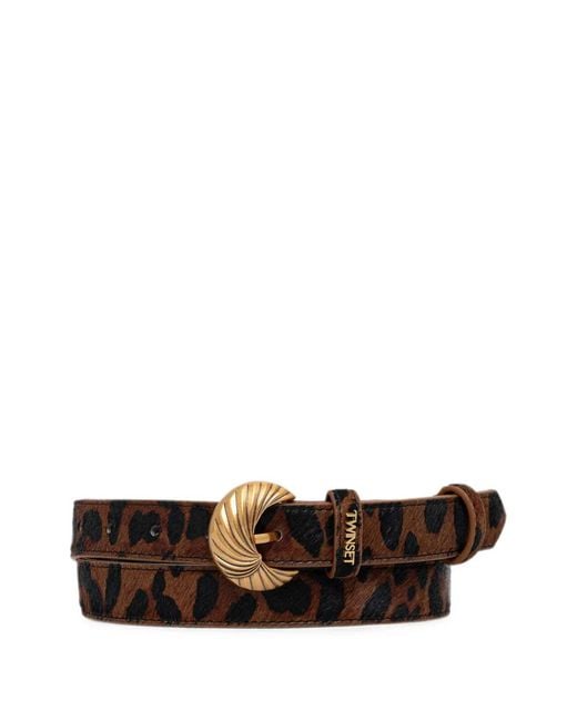 Twinset White Buckle-Fastening Belt