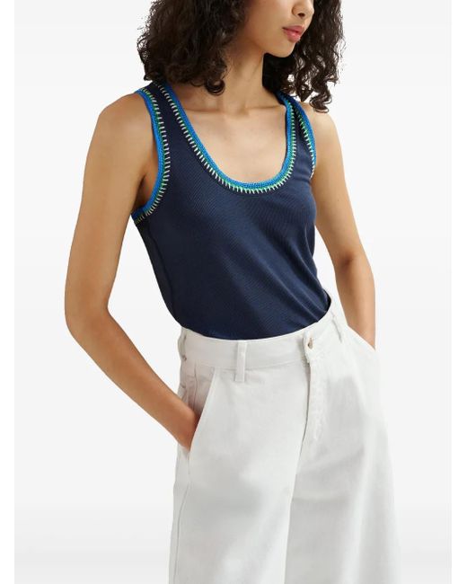 Essentiel Antwerp Harcel タンクトップ Blue
