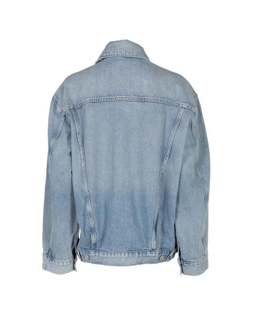 Agolde Blue Evin Denim Jacket