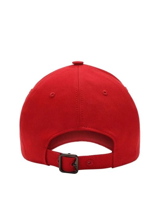 Burberry Red Casquette Thistle Shield for men