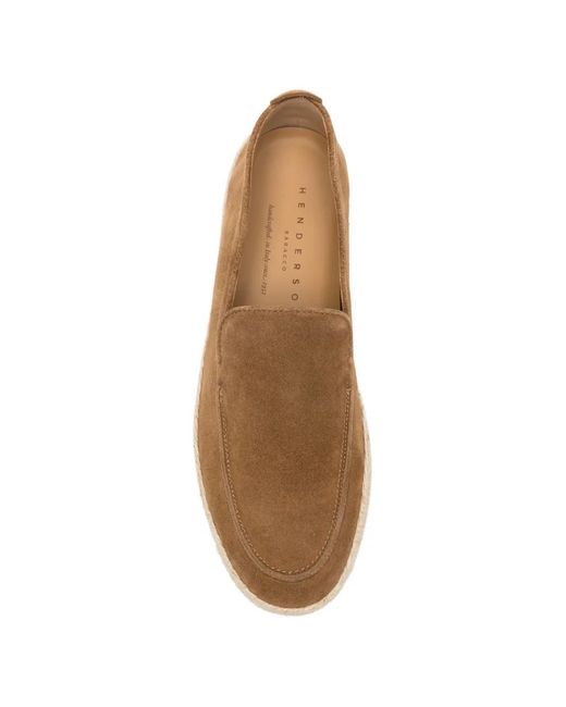 Henderson White Almond-Toe Espadrilles for men