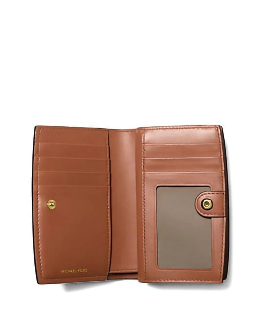 MICHAEL Michael Kors Brown Medium Bryant Logo Wallet