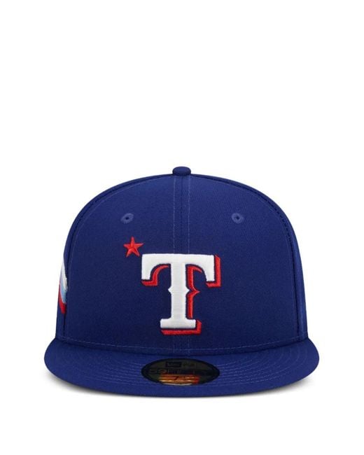 KTZ Blue 59Fifty Texas Rangers Cap for men