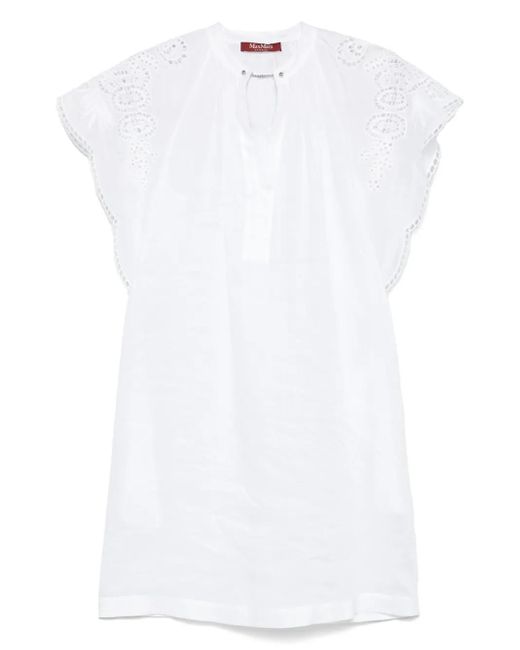 Max Mara Astor Dress White