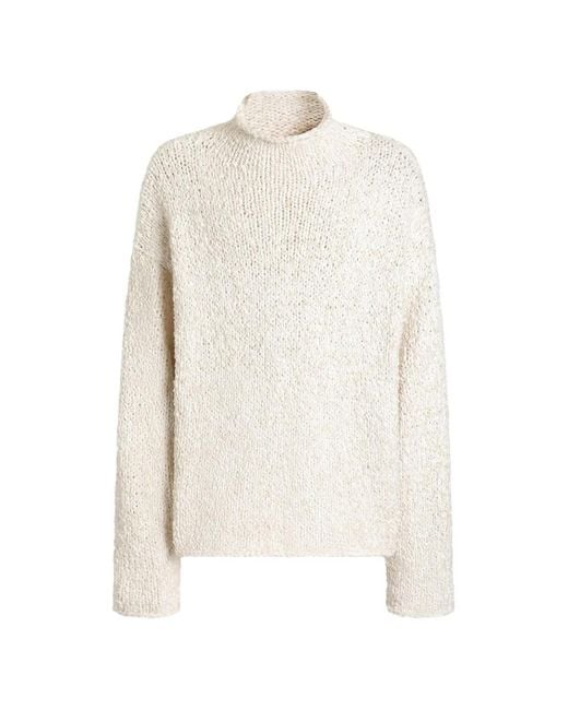 Dolce & Gabbana White Cotton-Blend Pullover for men
