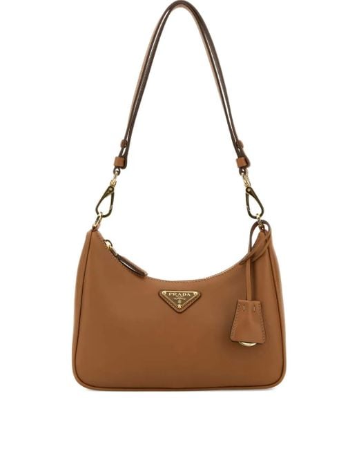 Borsa A Spalla di Prada in Brown