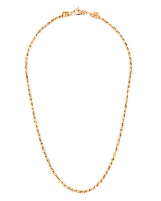 Emanuele Bicocchi White Small Rope Chain Necklace