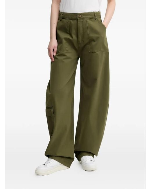 Alpha Industries Green Cotton Cargo Trousers