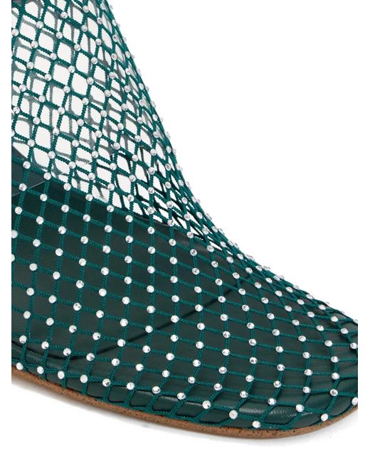 Senso Green Crystal-Embellished Mules