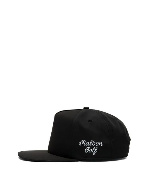 Malbon Golf Black X Jesper Parnevik Cotton Cap for men