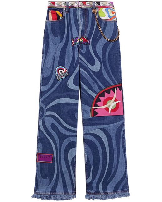 Emilio Pucci Marmo ジーンズ Blue