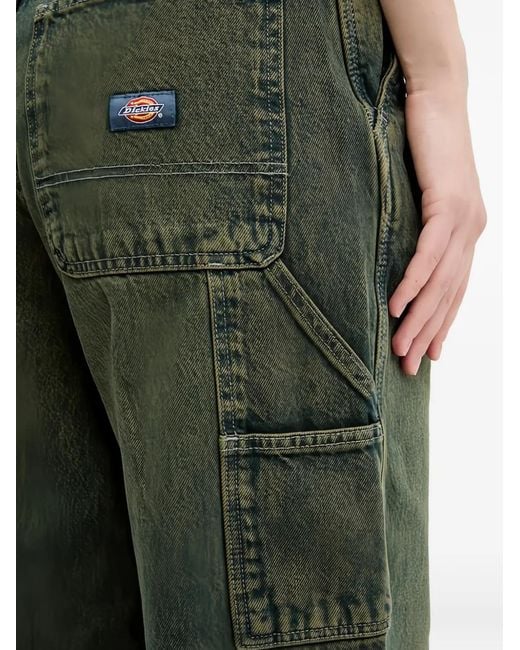 Dickies Green Buttoned Pocket Jeans