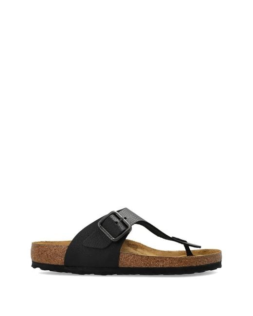 Birkenstock Black Ramses Wire Buckle Leather Sandals for men